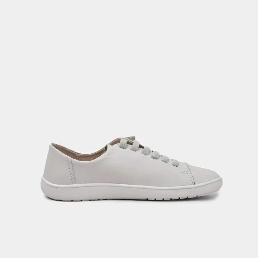 Women's leather white barefoot sneakers Bata