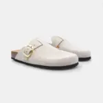 Women's leather clog Bata