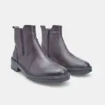 Ankle boot with leather zip for women Bata