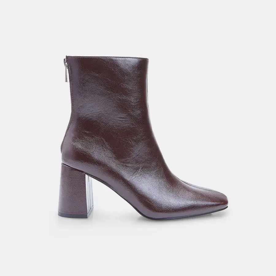 Women's ankle boot with heel and zip Bata