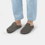 Men's suede footbed slippers Bata