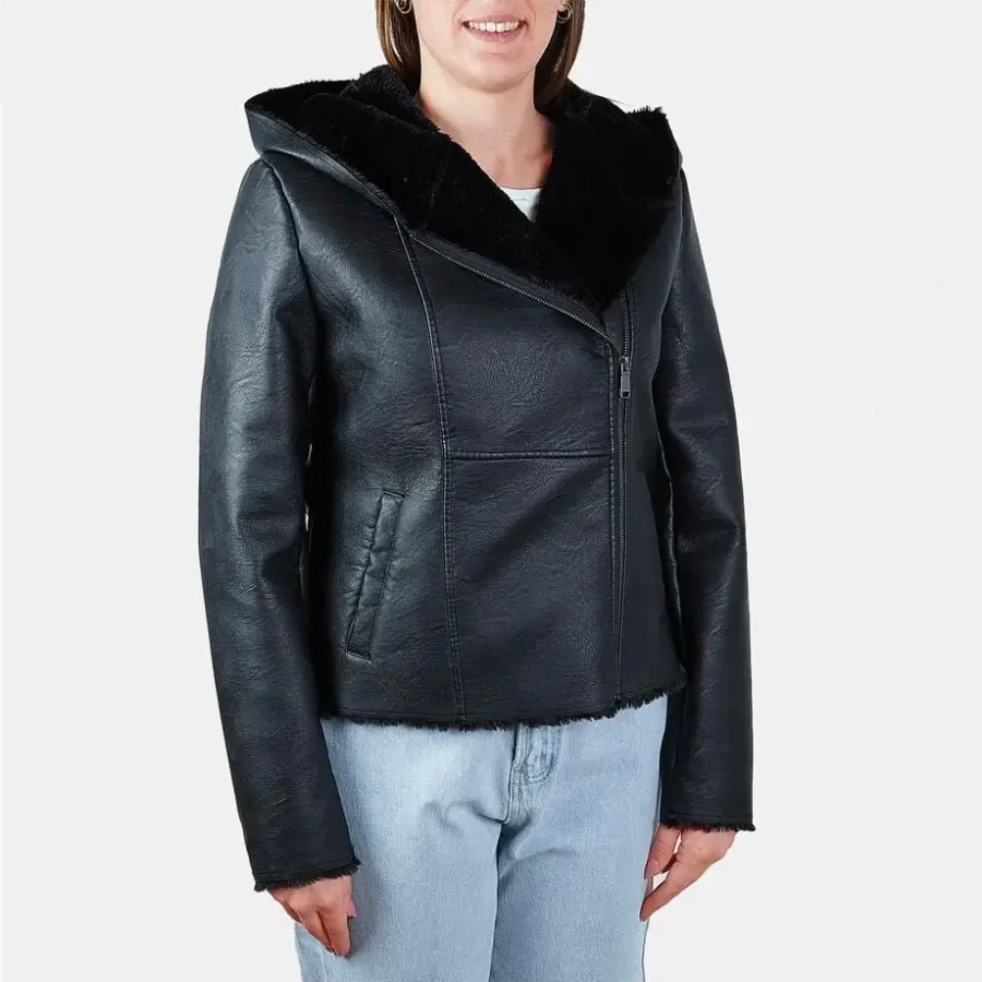 Women's Jacket with Faux Fur