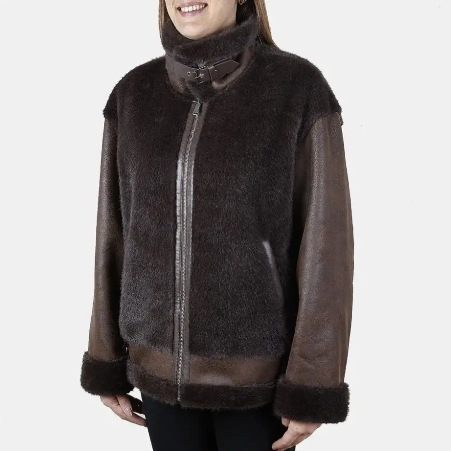 Women's jacket made of eco-friendly Bata