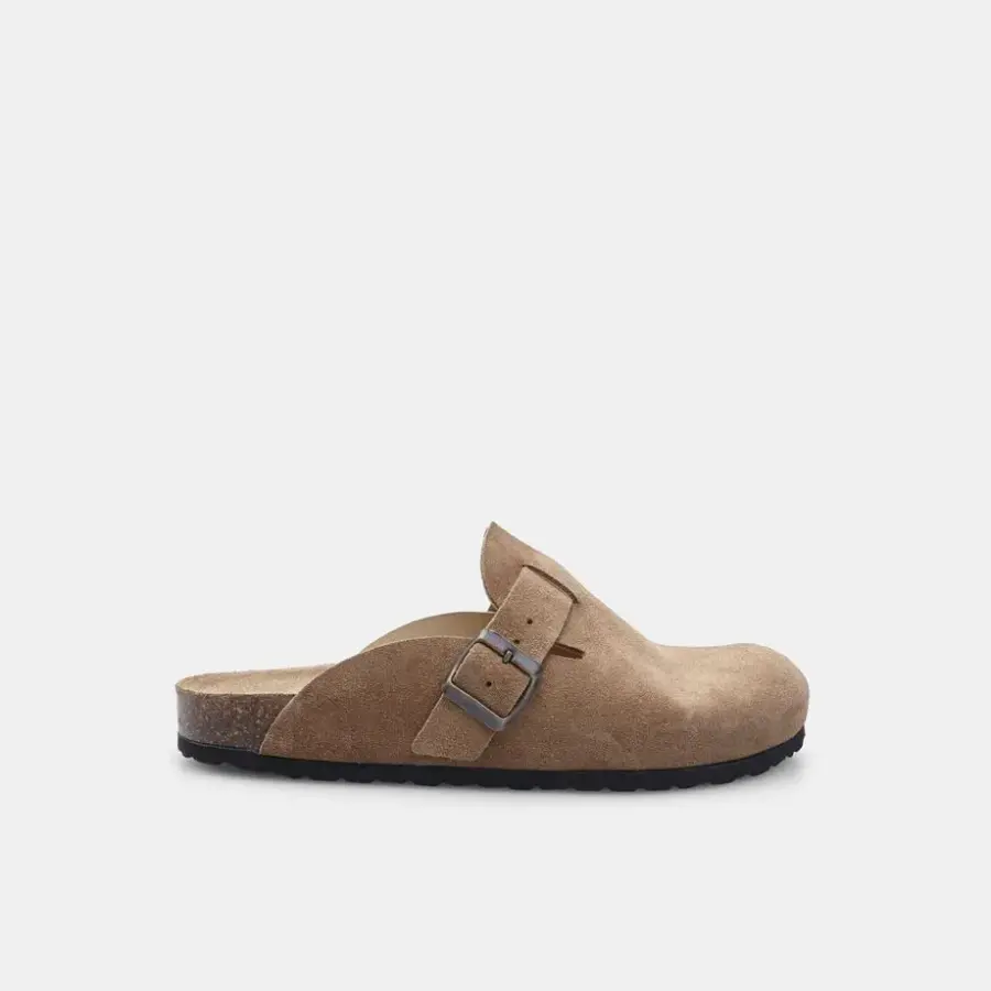Men's suede footbed slippers Bata