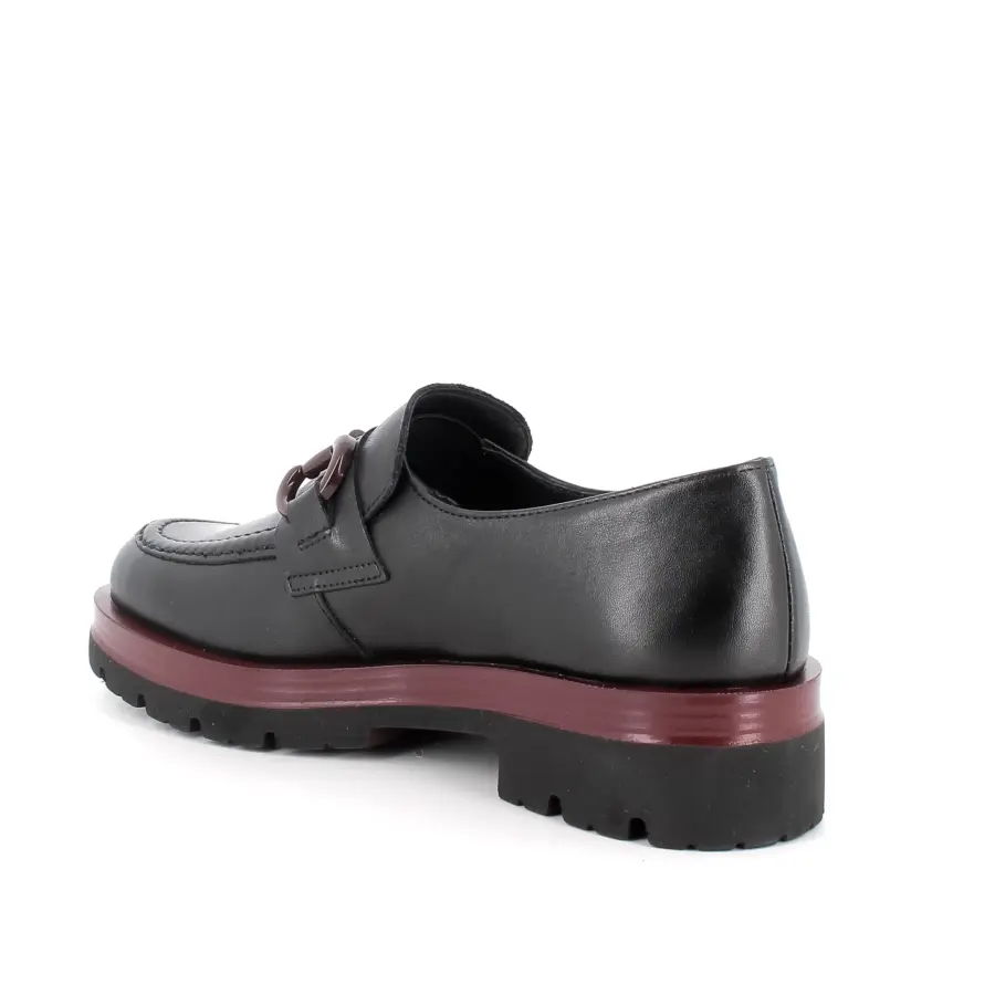 Mocassins with heel for women