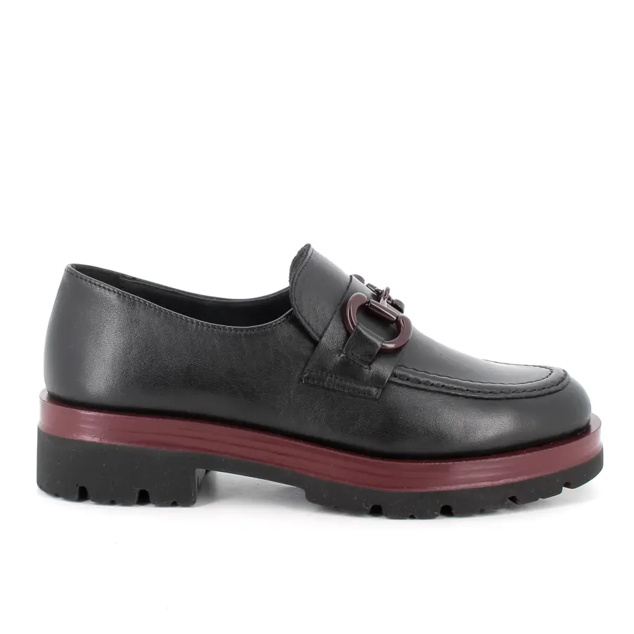 Mocassins with heel for women