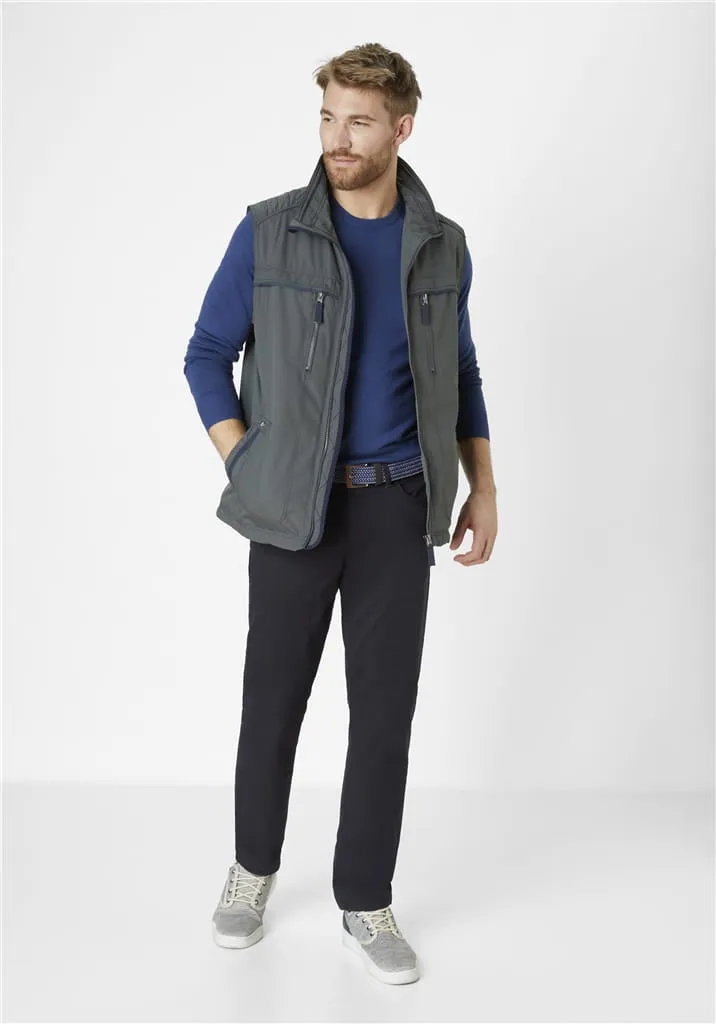 Navy Cotton Trousers MONTREAL-REDPOINT