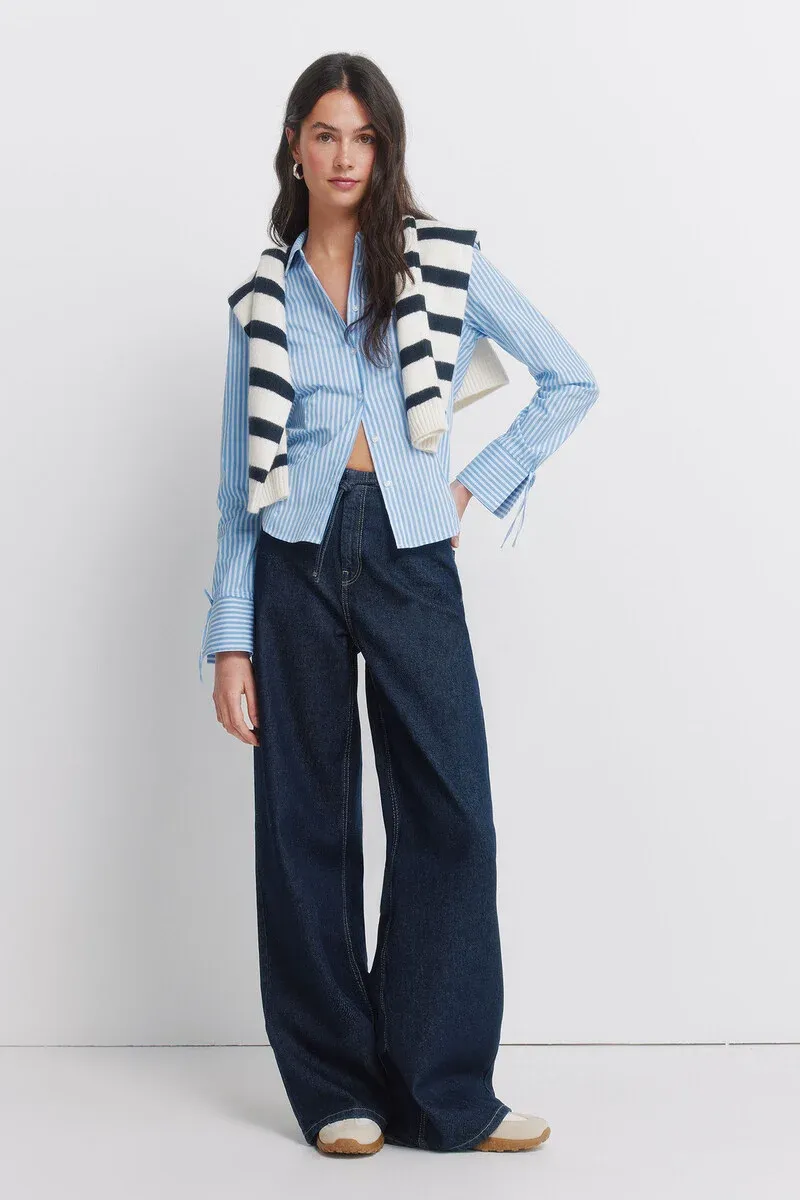 Fitted cotton shirt