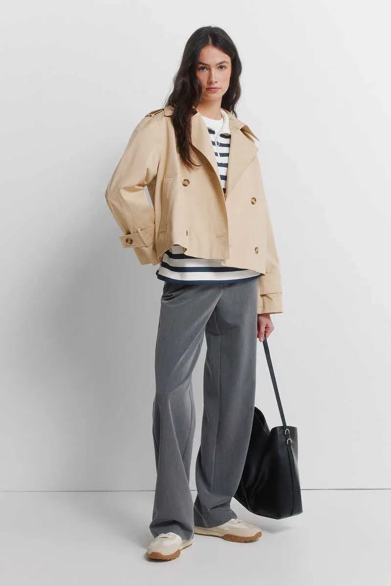 Straight tailoring trousers