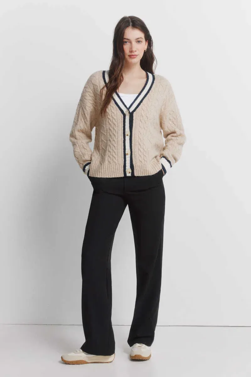 Straight tailoring trousers