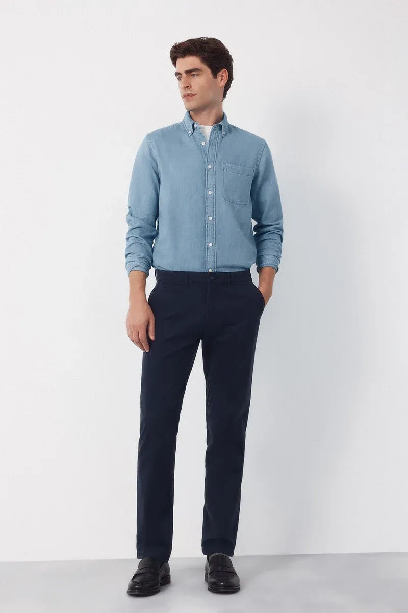 Slim fit chino trousers