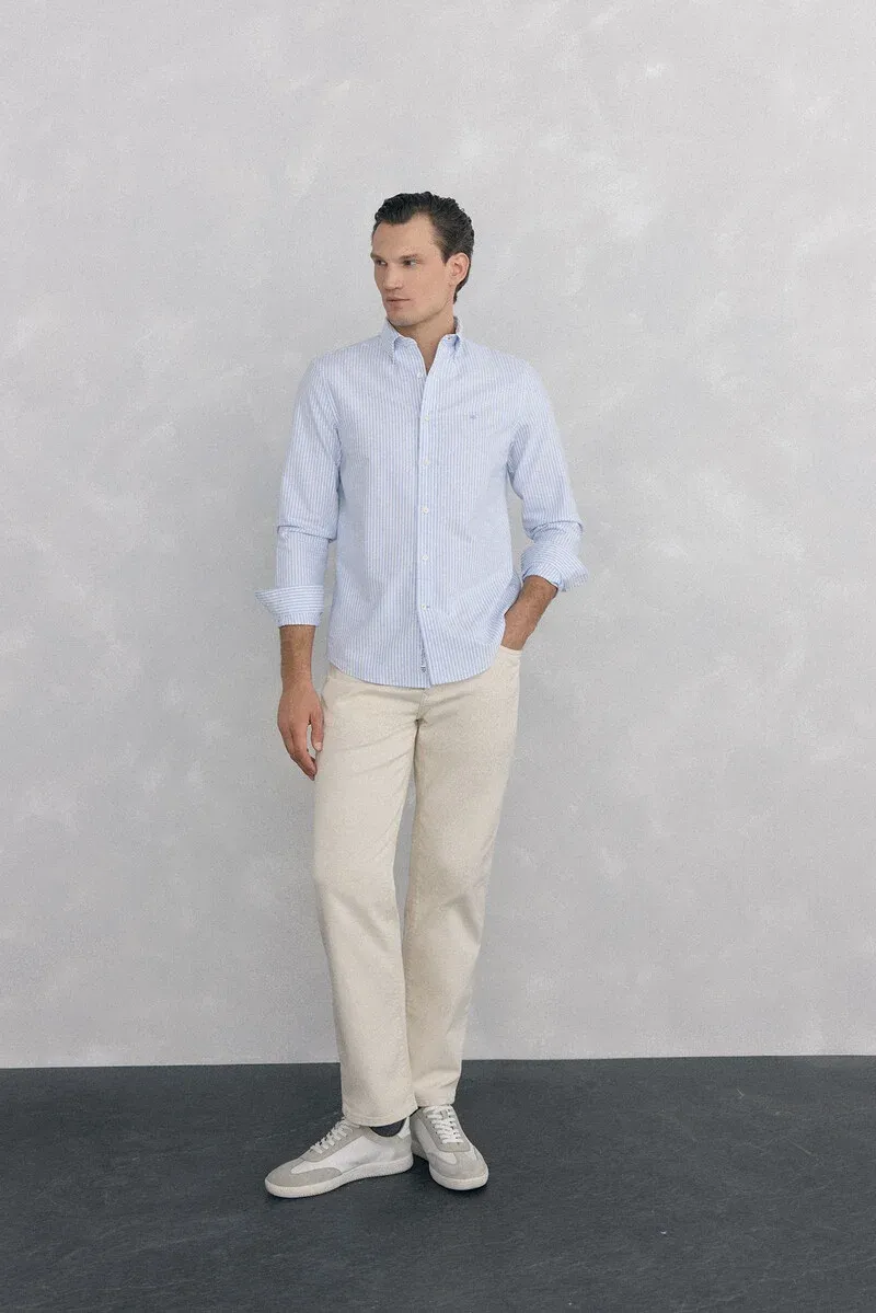 Iconic Candela Stripe Oxford Shirt