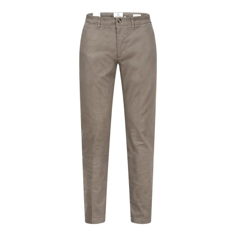 BOLLMER Slim Fit Pantalone Dotted Texture