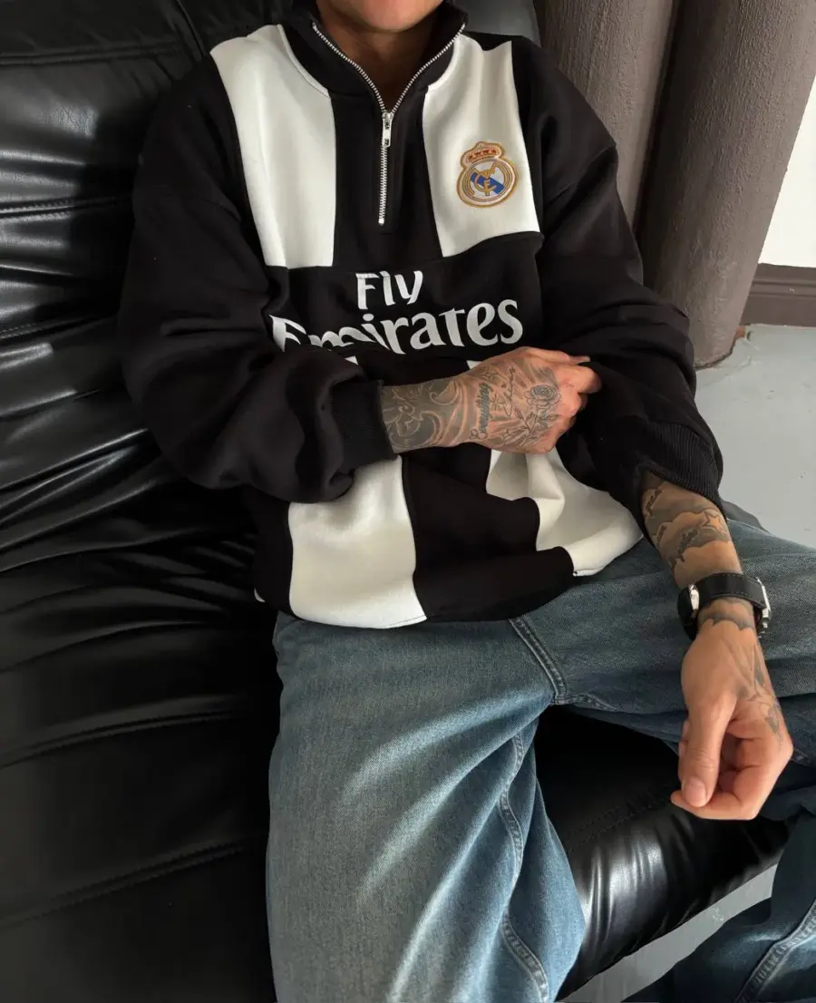 سويت شيرت ريال مدريد - نص سحاب