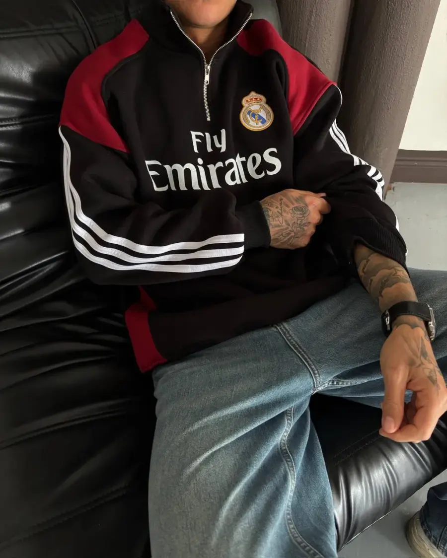 سويت شيرت ريال مدريد - نص سحاب