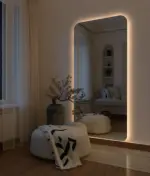 مراية مستطيل منحني الاطراف