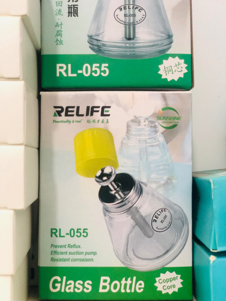 علبة تنر زجاج اصلي RL-055