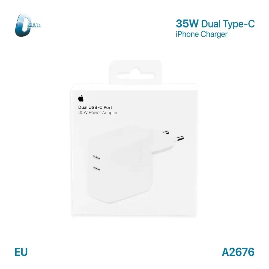 شاحن أبل  35W Dual Type-C أصلي