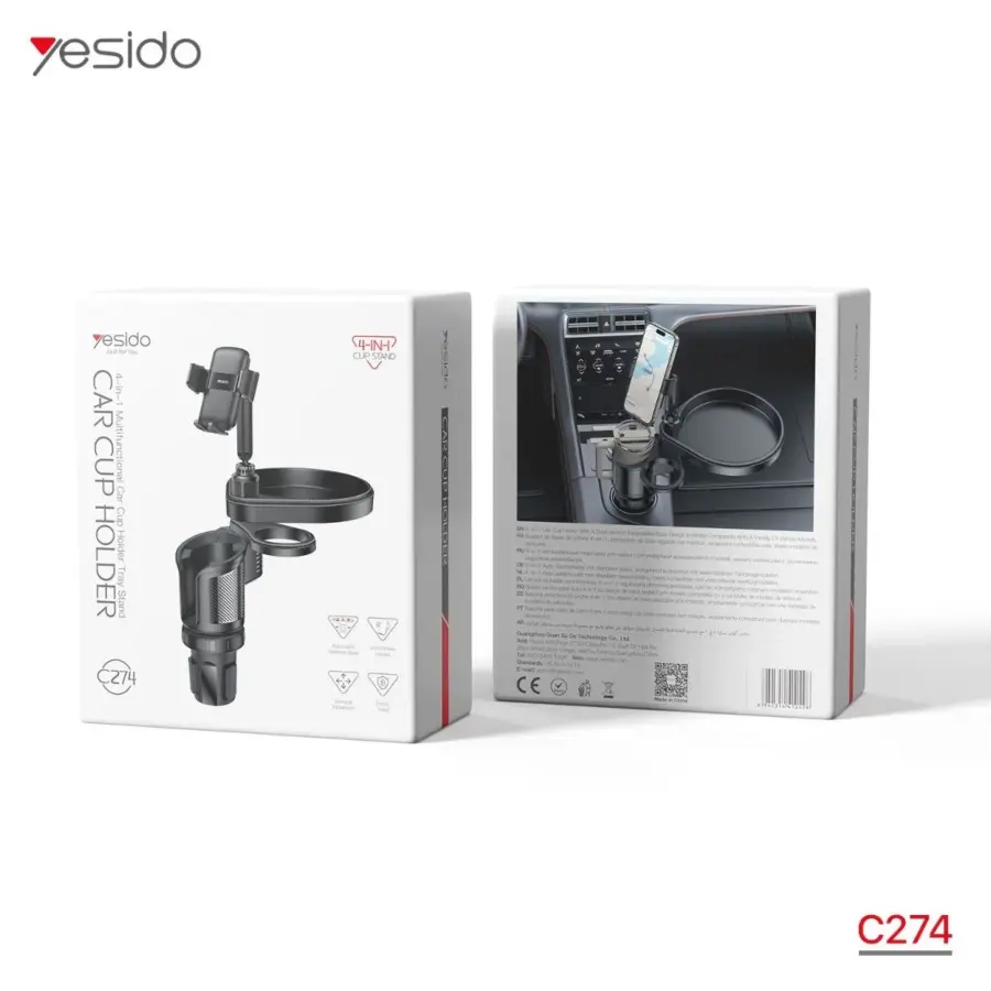 حمالة الهاتف YESIDO C274 4in1 متعددة الوظائف