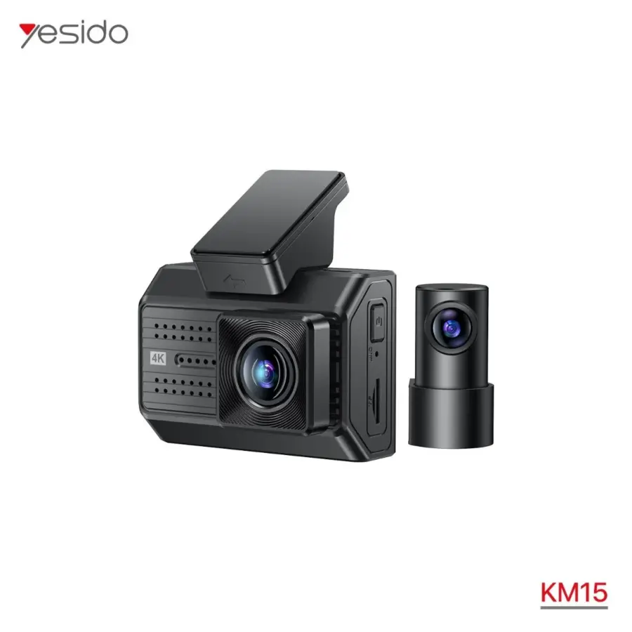 كاميرا مراقبة YESIDO KM15 Dash Cam مزدوجة للسيارة