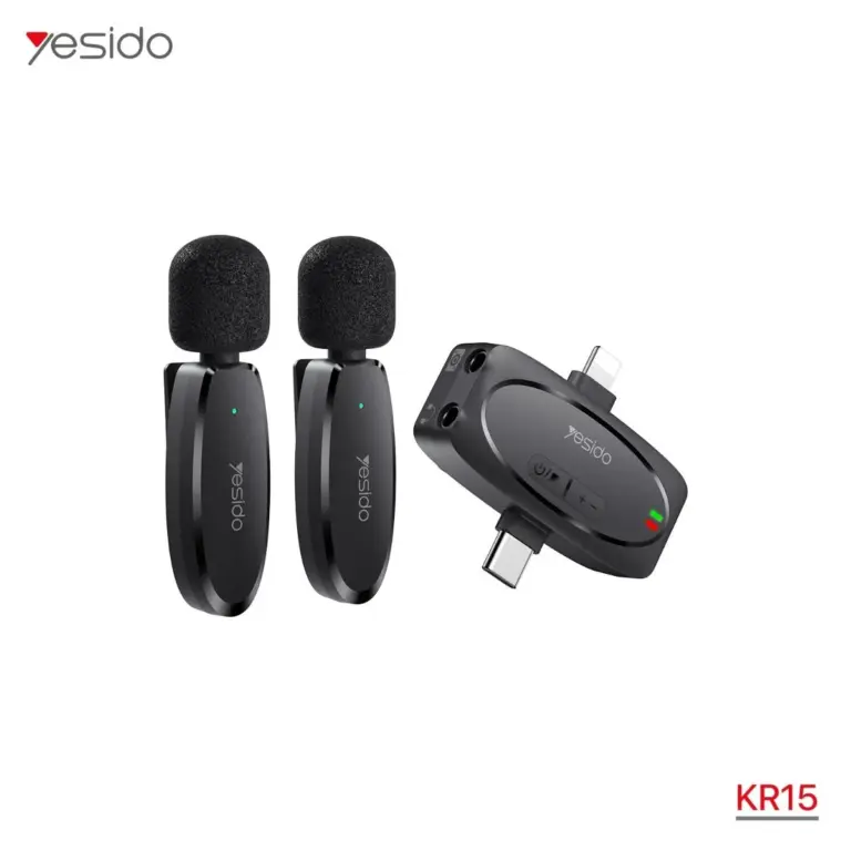ميكروفون YESIDO KR15 مزدوج