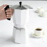 ابريق قهوة المنيوم ايطالي كبير