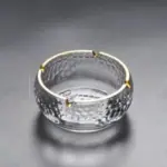 متكات زجاج مدور مذهب 5-2274