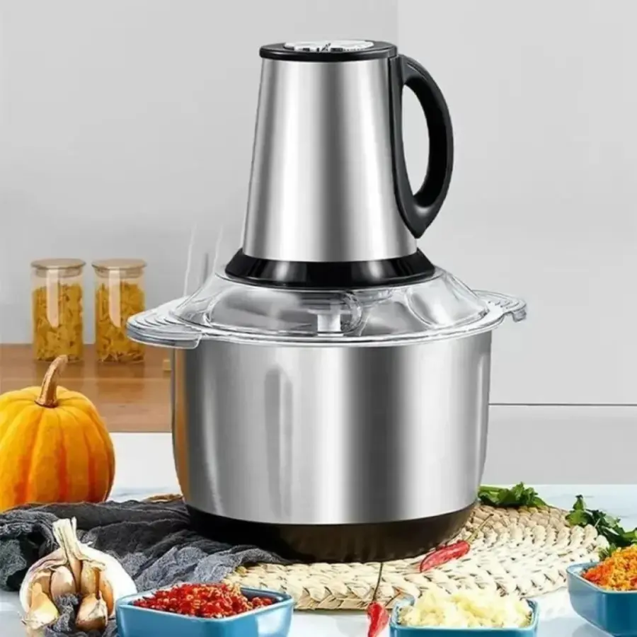 فرامة خضار ستانلس فضي اسود CR-5043