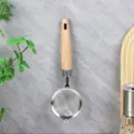 مصفاية شاي منخل + يد خشب