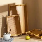 طقم صواني خشب بامبو /3 قطع كبير 8-802