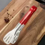 ملقط شواء مبسط مقبض سيلكون