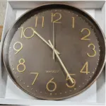 ساعة حائط برونزي ارقام كبيرة سادة 3293W