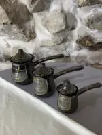 طقم بكارج توتيا اسود ماربل 3/قطع
