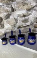 طقم بكارج توتيا ازرق 4/قطع