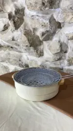 منقل شواء دائري + شبك
