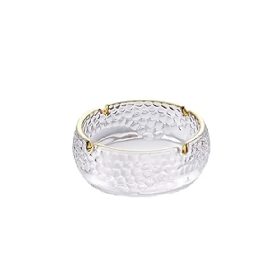 متكات زجاج مدور مذهب 5-2274