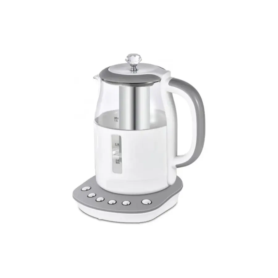 ابريق تسخين زجاج ابيض سكني CR-4022
