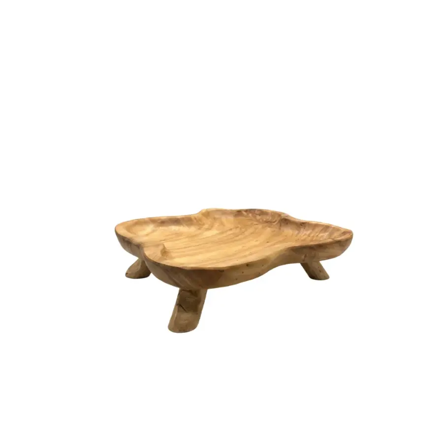 جاط خشب + 3 ارجل خشب 35*31 سم 10 سم 5445-4