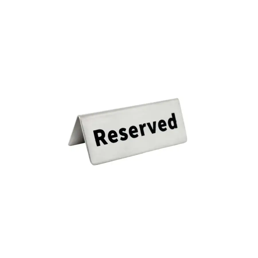 لافتة Reserved محجوز 5*12 سم