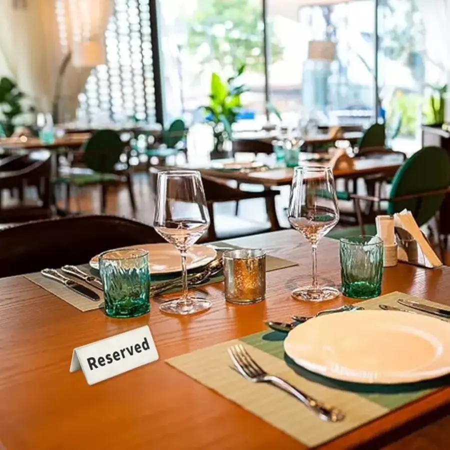 لافتة Reserved محجوز 5*12 سم