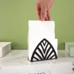 حمالة محارم طاولة اسود اقواس