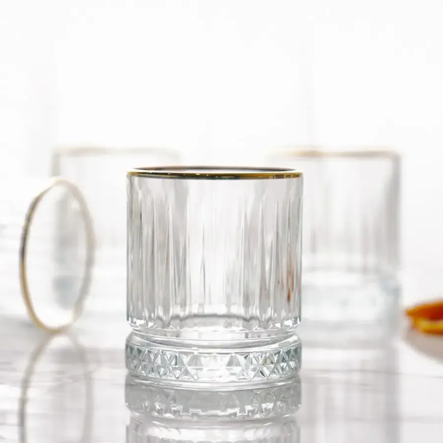 كاسات عصير محزز مذهب DE-085