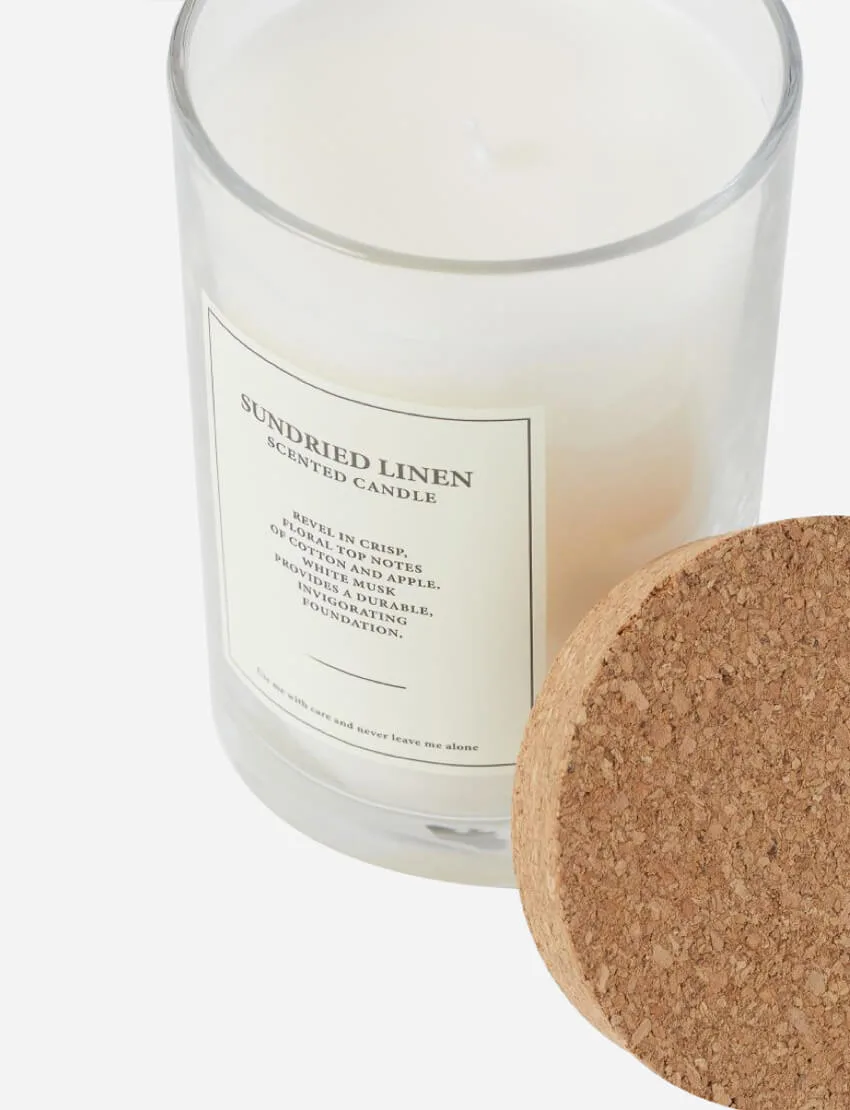 شمعة معطرة كبيرة بغطاء من الفلين | Large Cork-lid Scented Candle