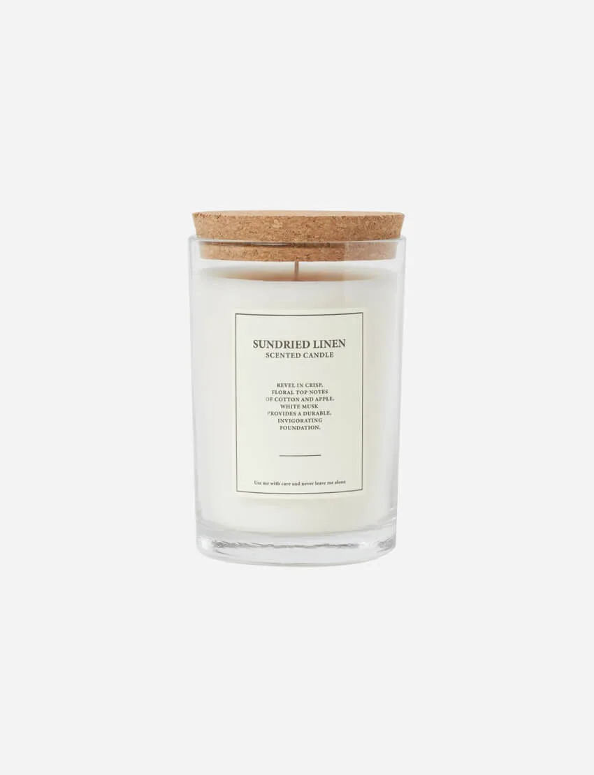 شمعة معطرة كبيرة بغطاء من الفلين | Large Cork-lid Scented Candle