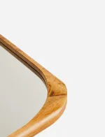 مرآة خشبية مربعة | Square Wood Mirror