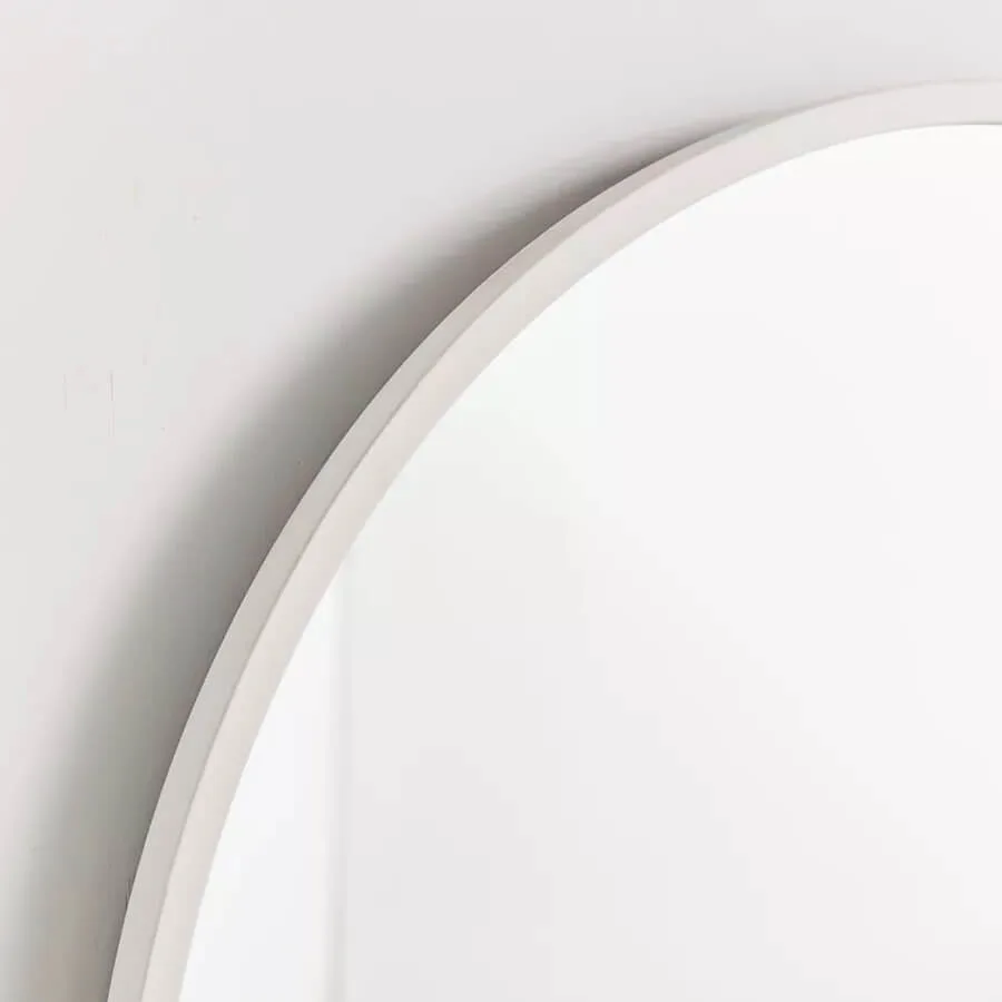 مرآة بإطار رفيع من خشب البلوط | Slim Oak Frame Mirror