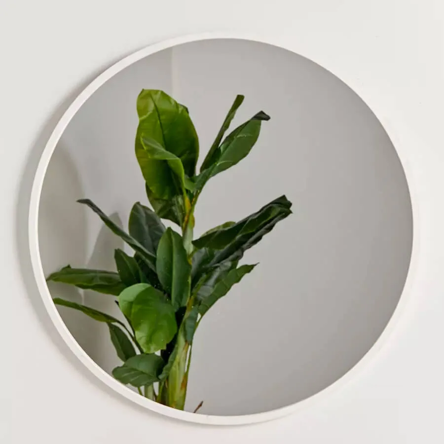مرآة بإطار رفيع من خشب البلوط | Slim Oak Frame Mirror