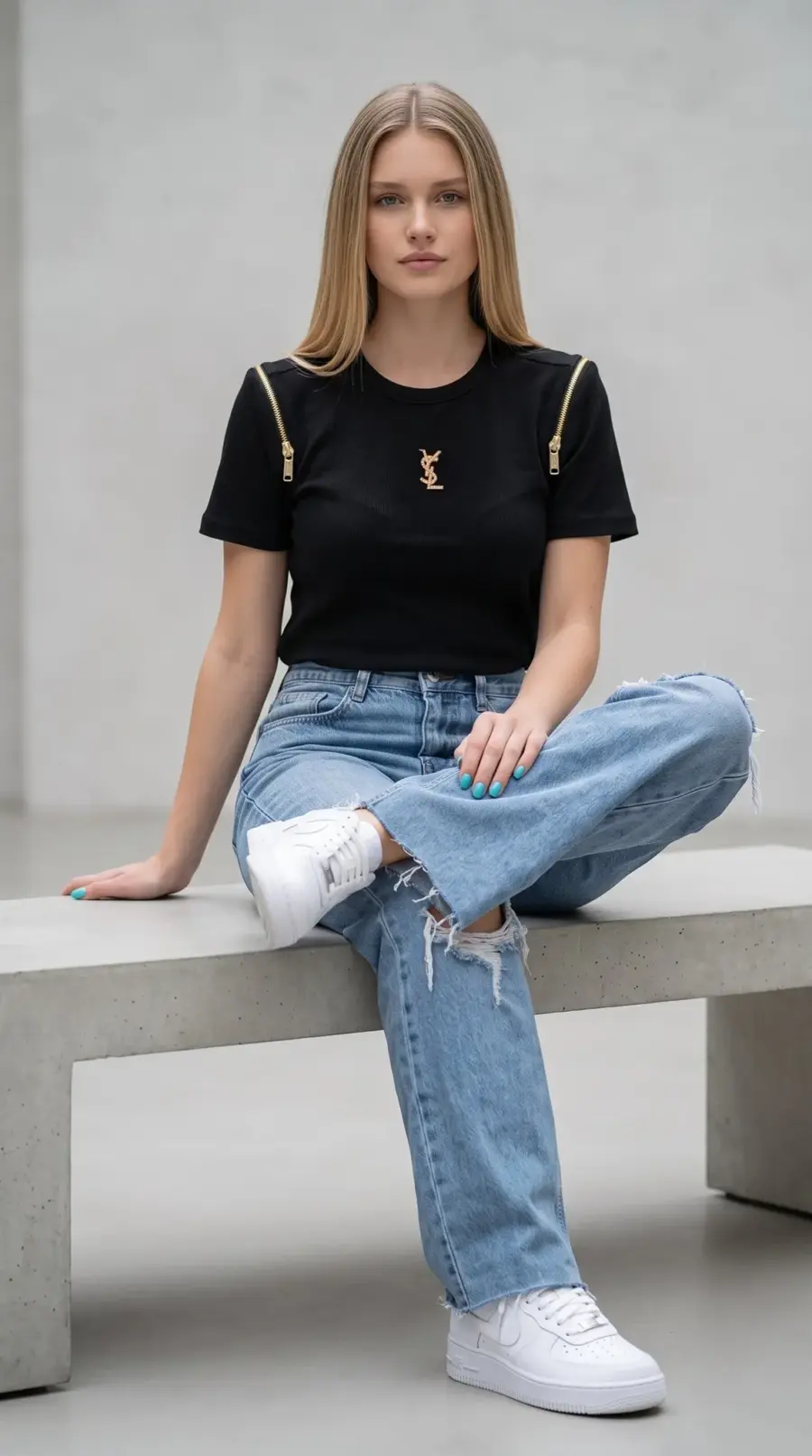 بلوزة إيف سان لوران YSL