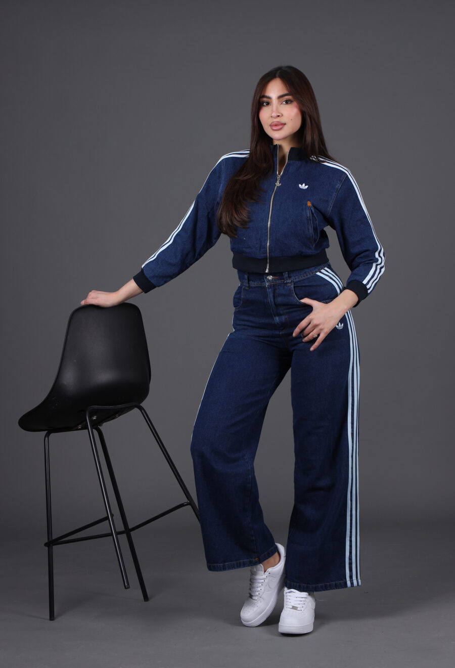 طقم جينز اديداس