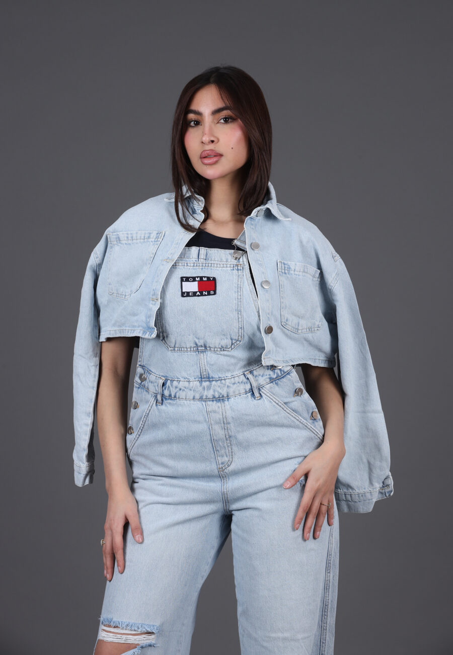 اڤرهول جينز  + جاكيت تومي TOMMY
